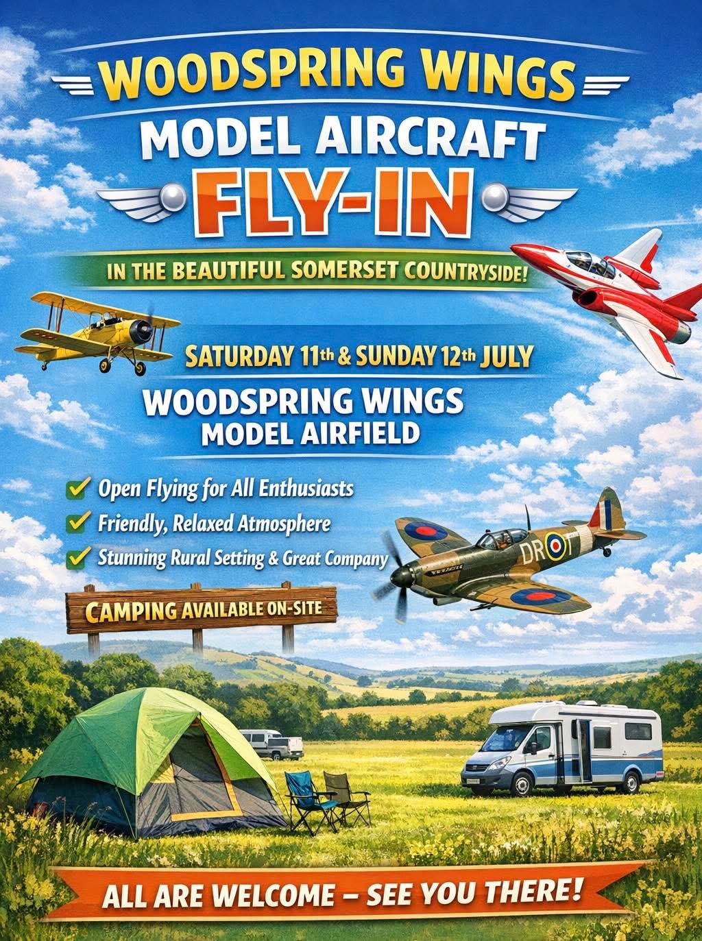 Woodspring Wings Fly In